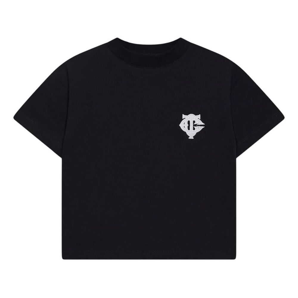 Couture Club Childrens/Kids Relaxed Fit Short-Sleeved T-Shirt / Black